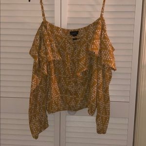 yellow blouse